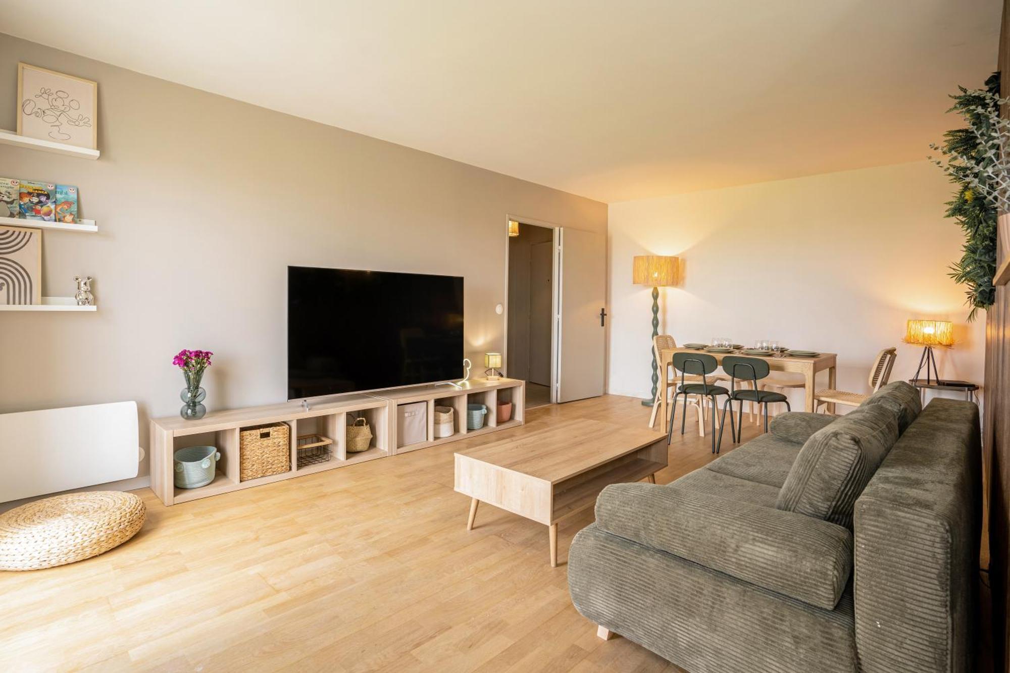 Apartamento Magic Garden 6 Personnes Parking Prive A 20M Du Rer Serris Exterior foto