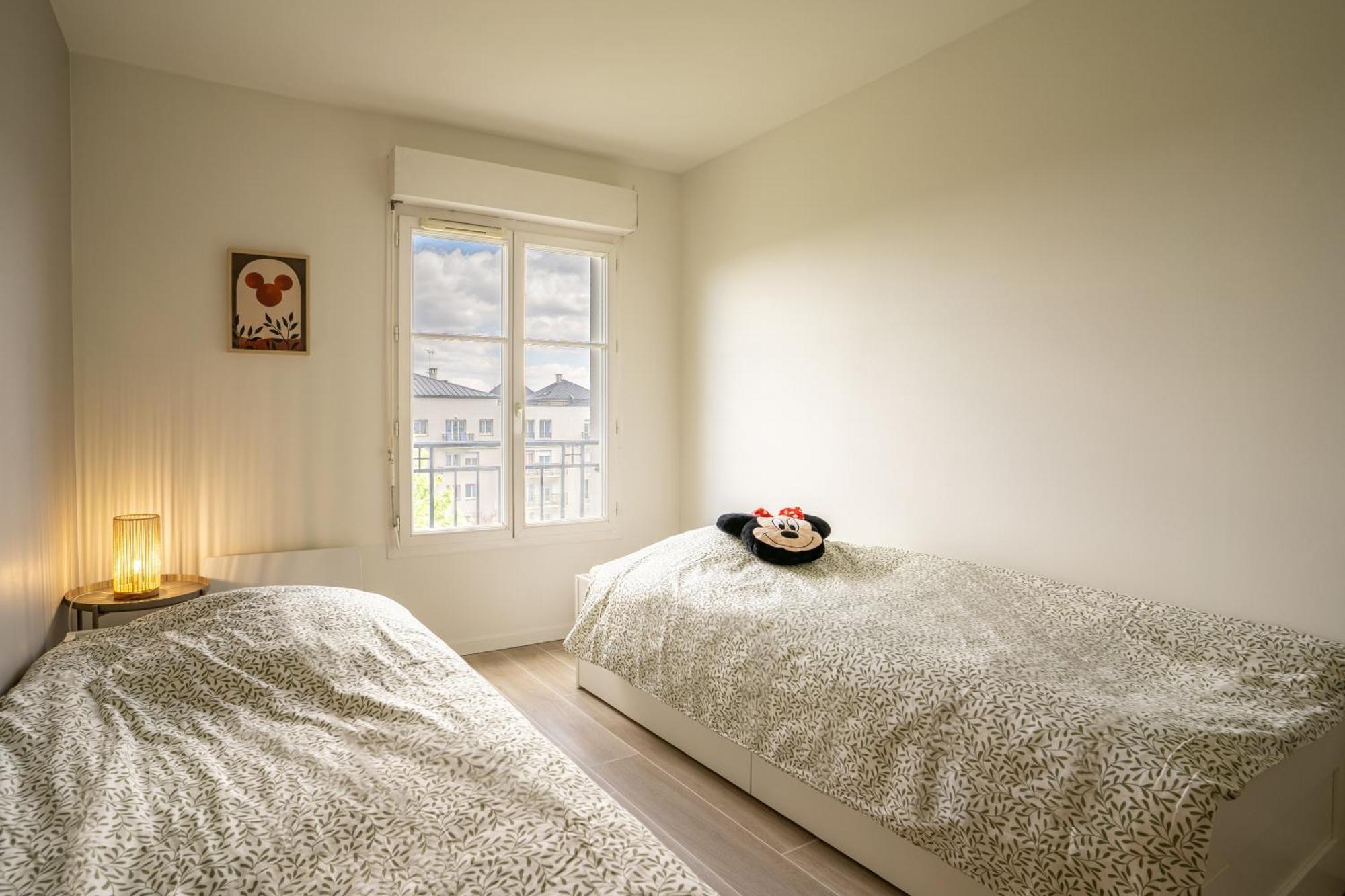 Apartamento Magic Garden 6 Personnes Parking Prive A 20M Du Rer Serris Exterior foto