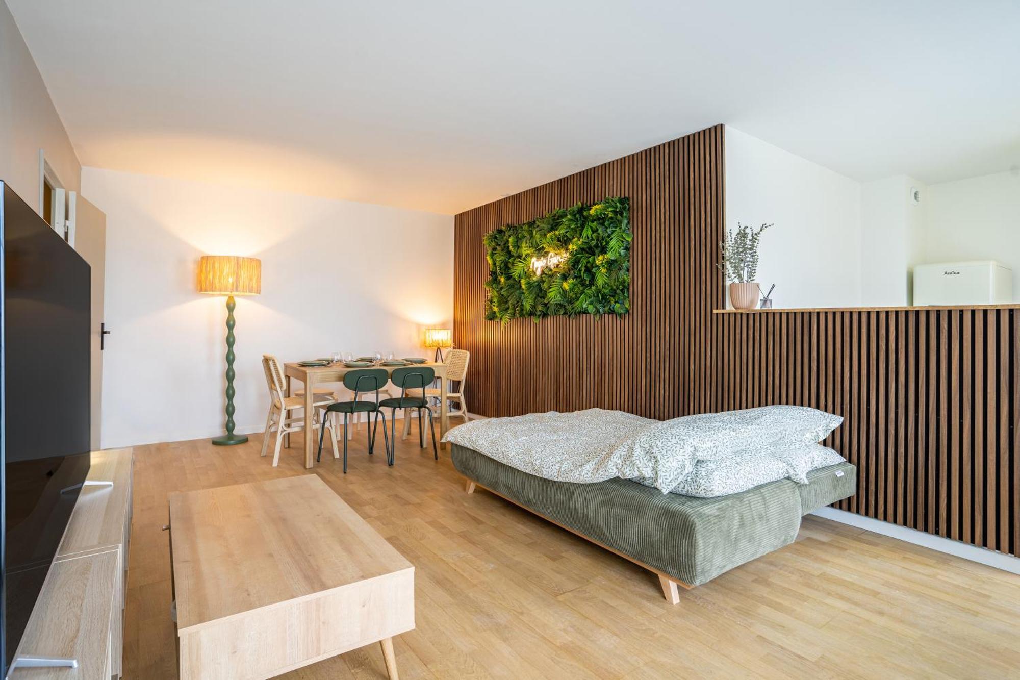Apartamento Magic Garden 6 Personnes Parking Prive A 20M Du Rer Serris Exterior foto