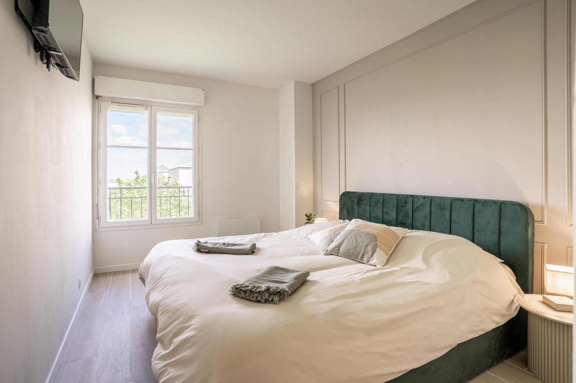 Apartamento Magic Garden 6 Personnes Parking Prive A 20M Du Rer Serris Exterior foto
